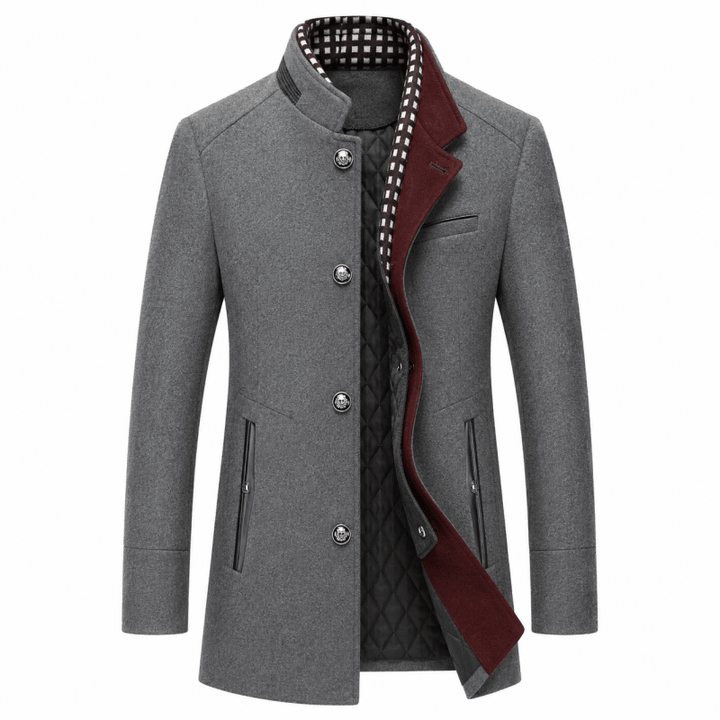 Bennett Smart Layered-Collar Tailored Coat