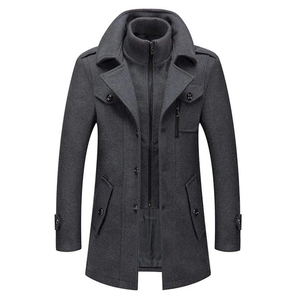 Luciano Two-Piece Wool-Blend Coat