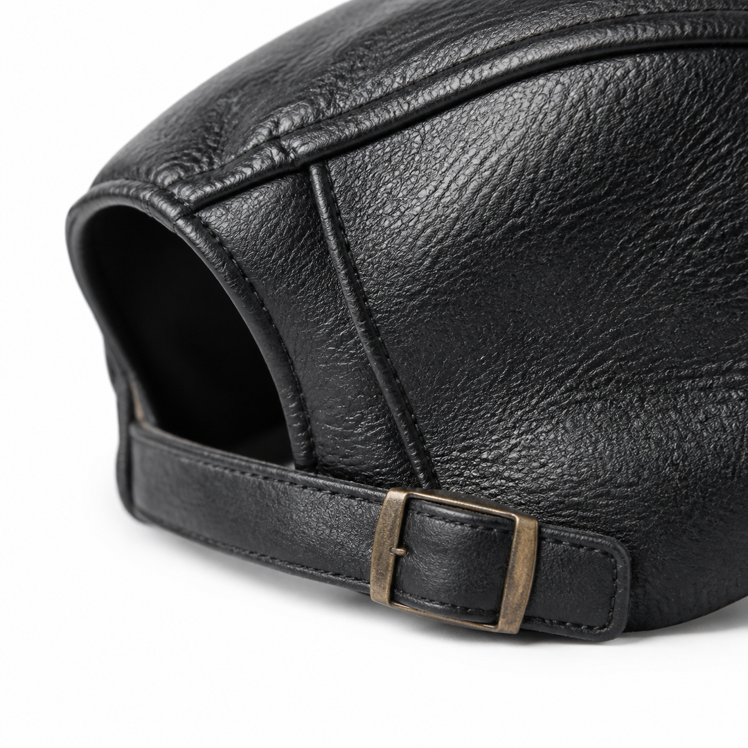 Heritage Leather Driving Cap