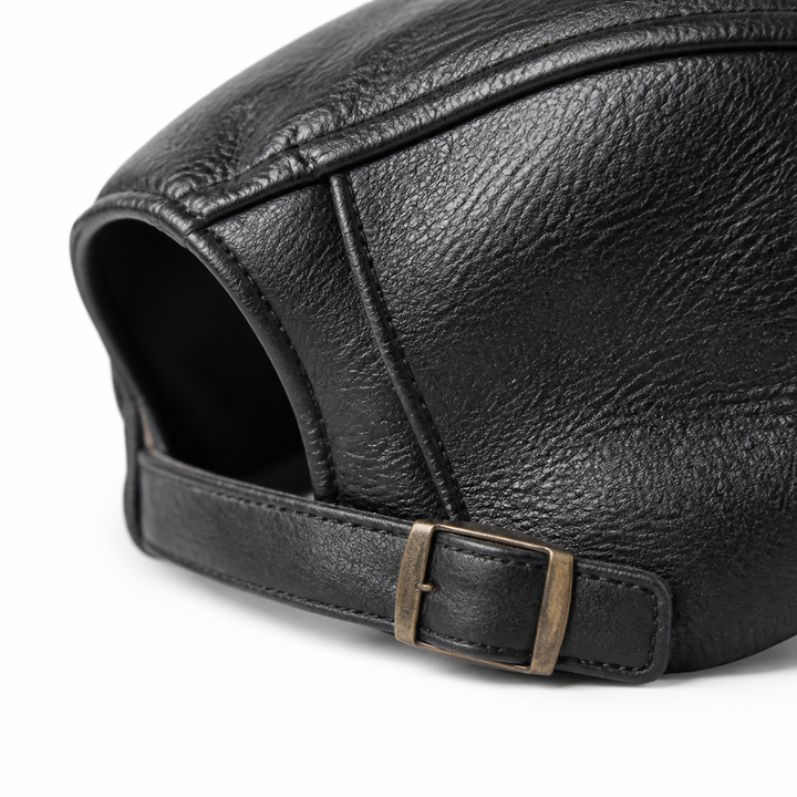 Heritage Leather Driving Cap
