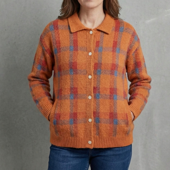 VIVIENNE RETRO CHECK SWEATER