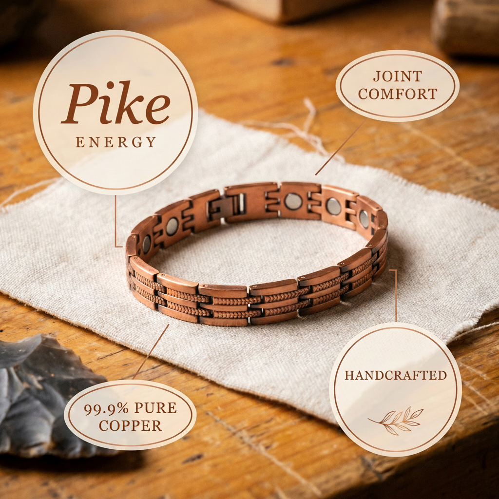 Pike Men’s Copper Bracelet