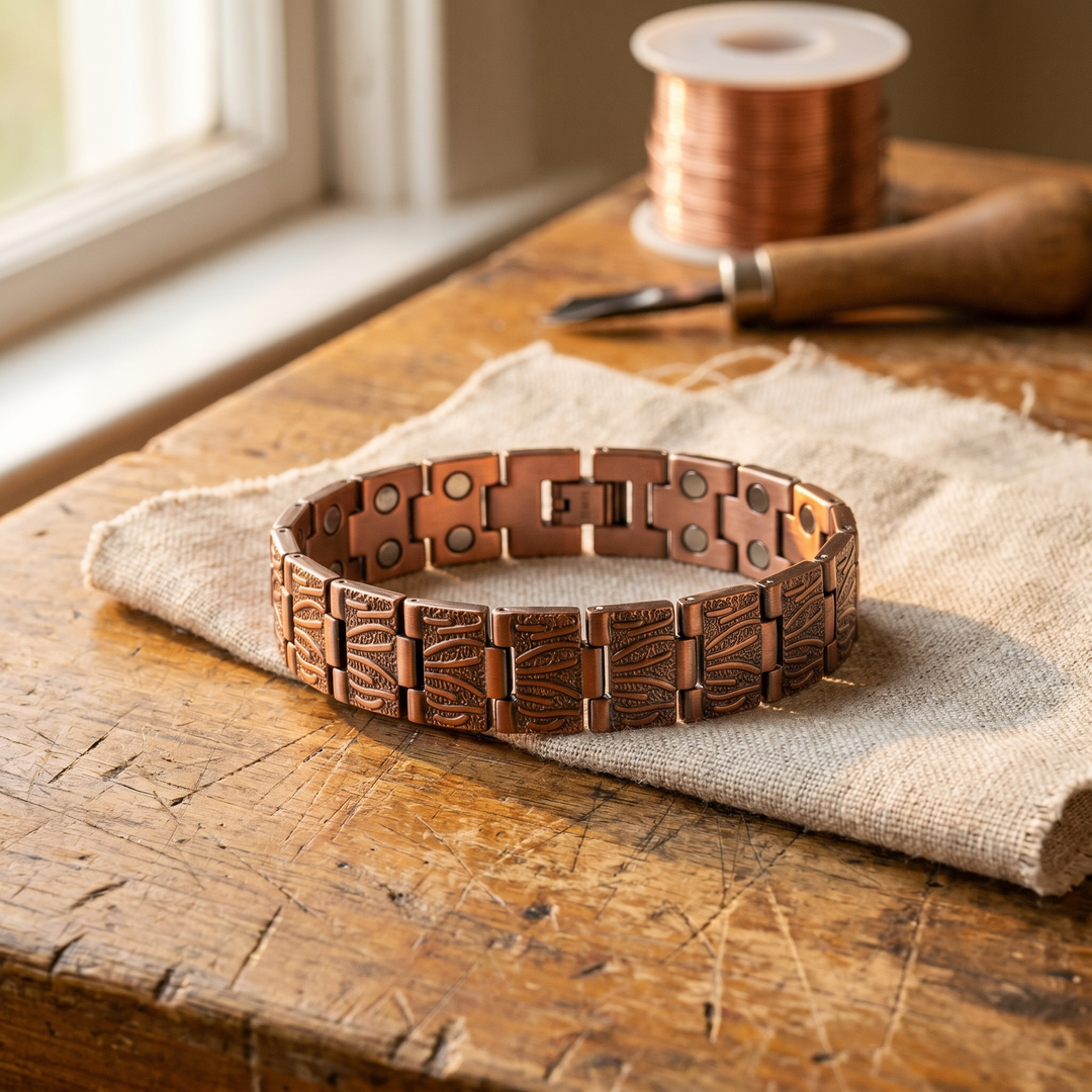 Grit Men’s Copper Bracelet