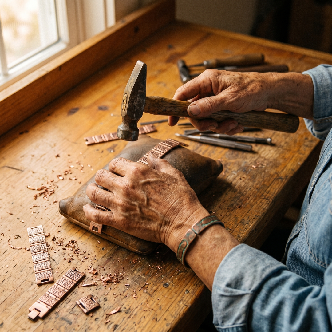 Grit Men’s Copper Bracelet
