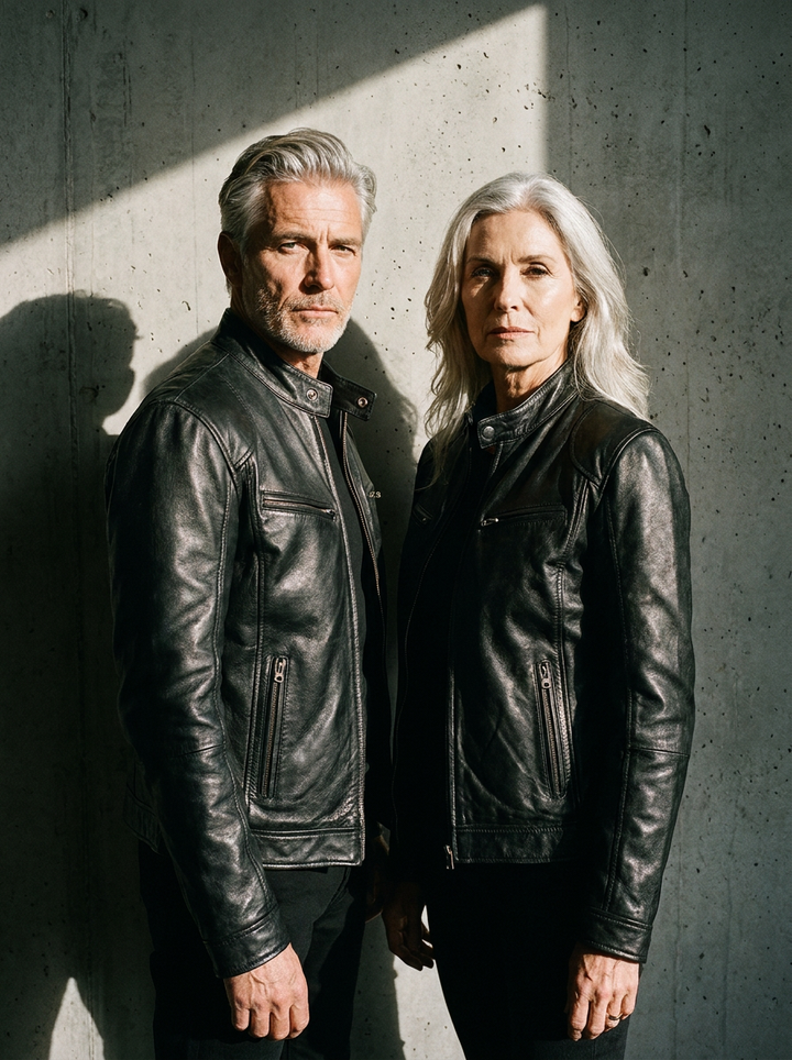 Roussel Paris Leather-Look Jacket