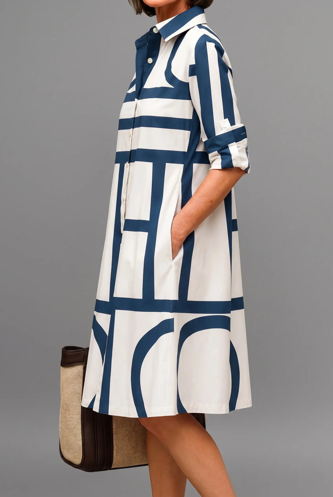 Naomi Elegant Midi Dress