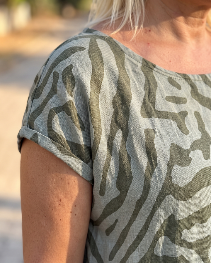 Maribel Breezy Round-Neck Sundress