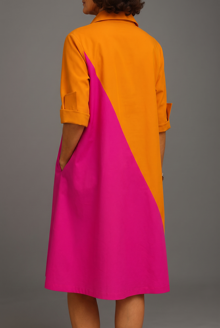 Sabrina Stylish Cotton Midi Dress