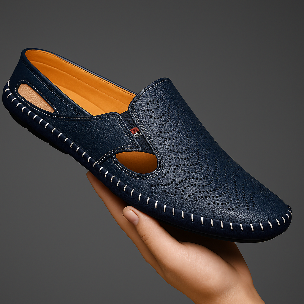 HAYDEN WOVEN LEATHER SANDALS