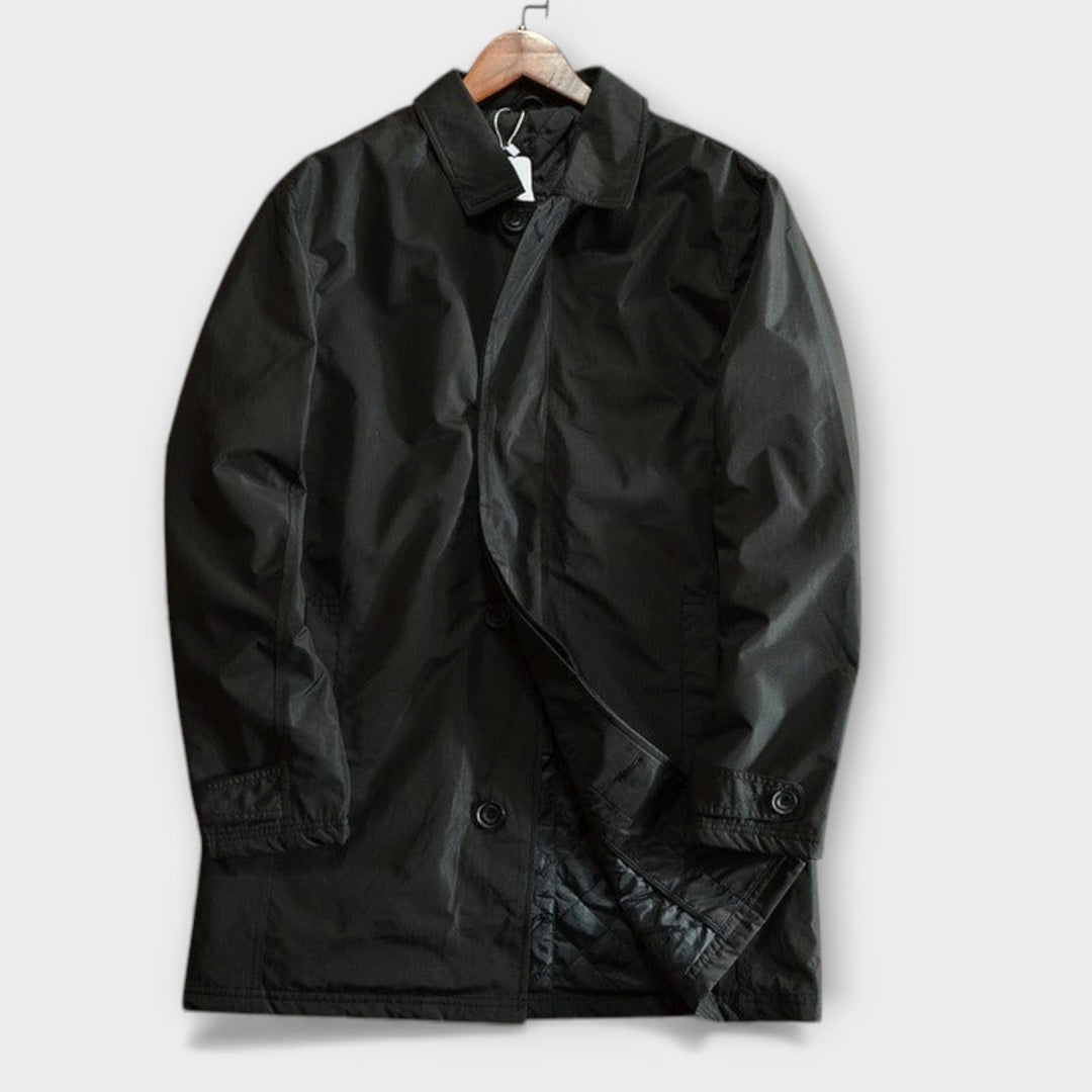 Victor Quilted-Lined Mac Coat