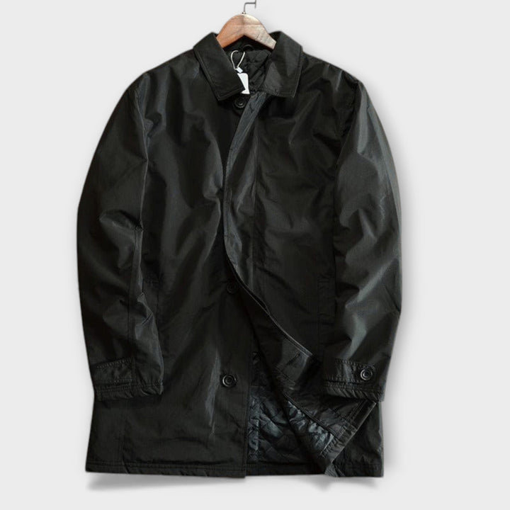 Victor Quilted-Lined Mac Coat