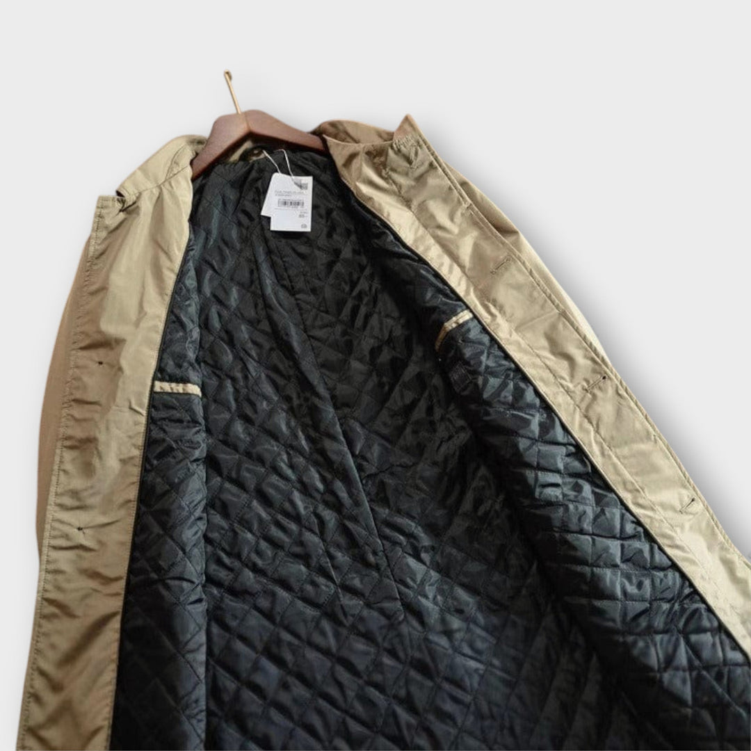 Victor Quilted-Lined Mac Coat