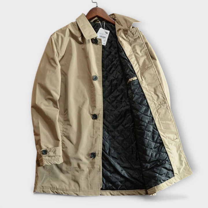Victor Quilted-Lined Mac Coat
