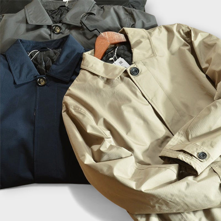 Victor Quilted-Lined Mac Coat