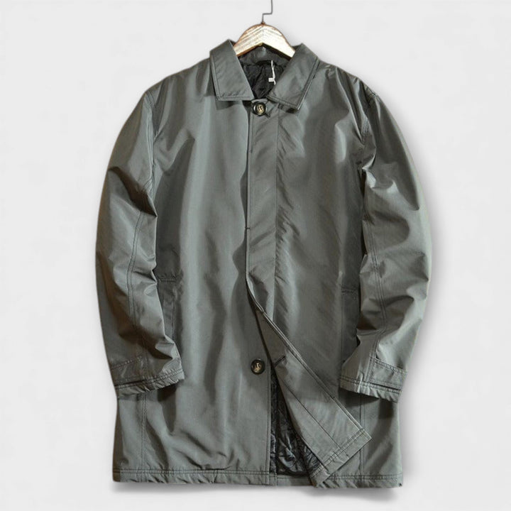 Victor Quilted-Lined Mac Coat