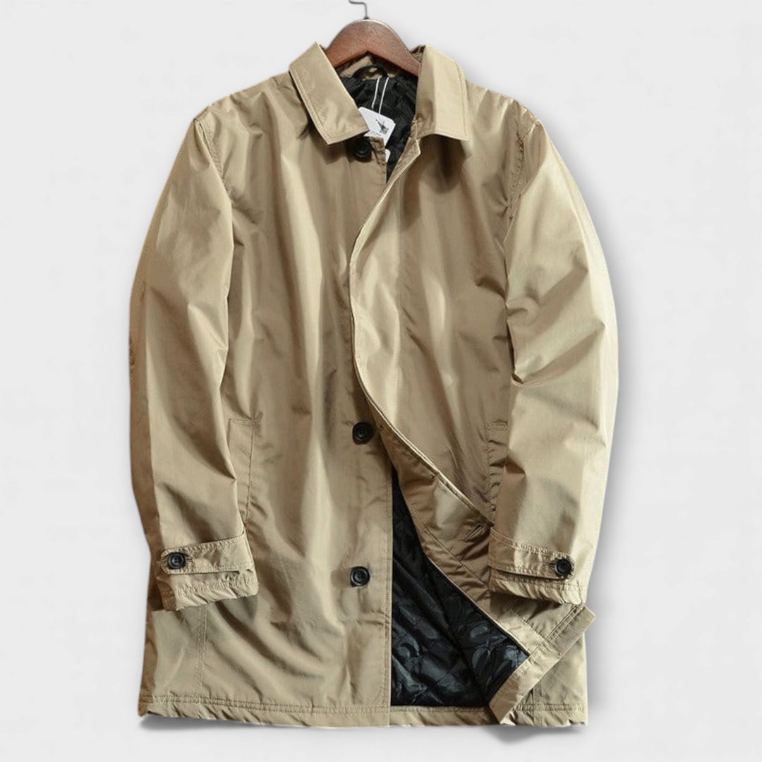 Victor Quilted-Lined Mac Coat