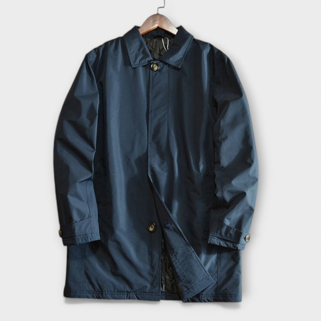 Victor Quilted-Lined Mac Coat