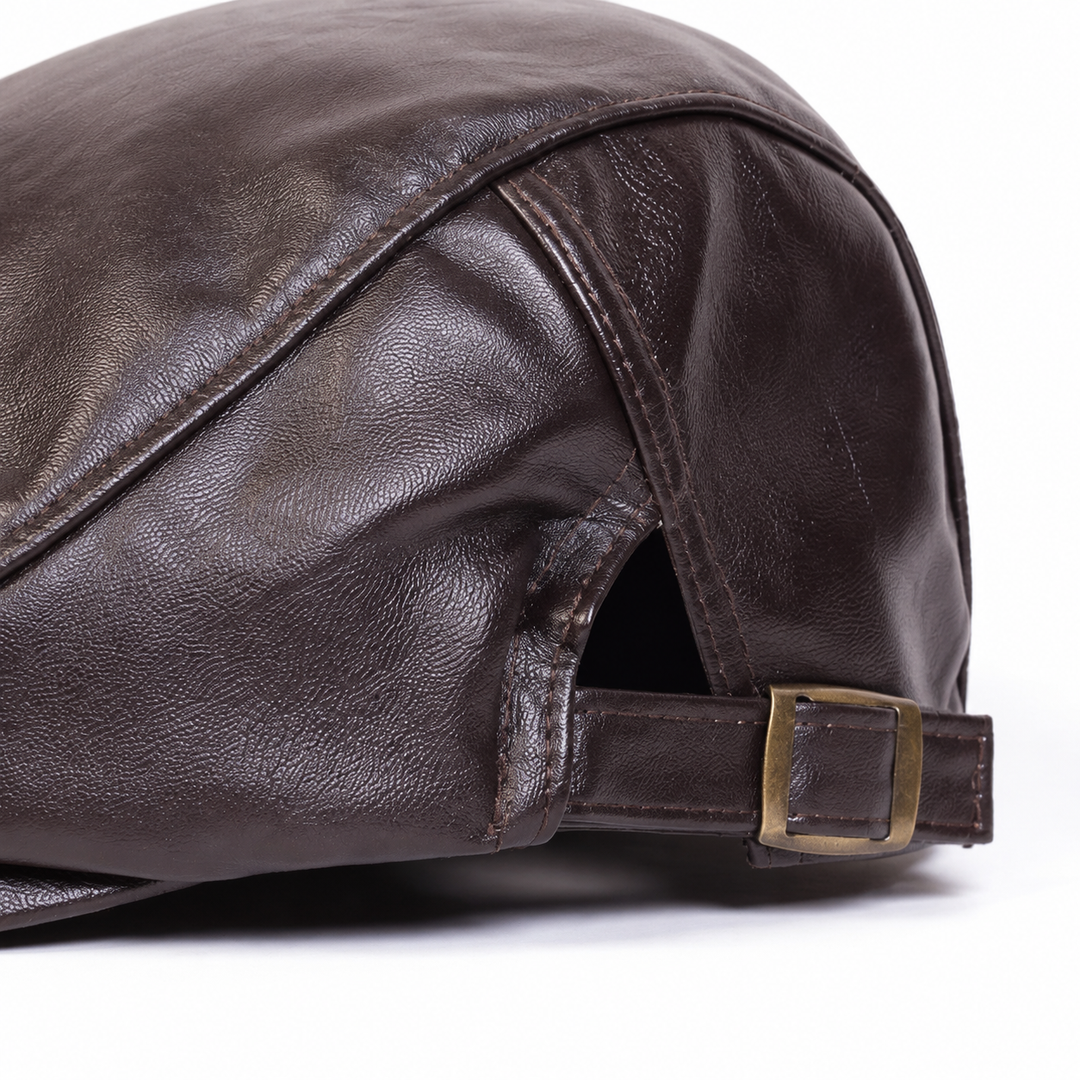 Leather-Look Driver Cap