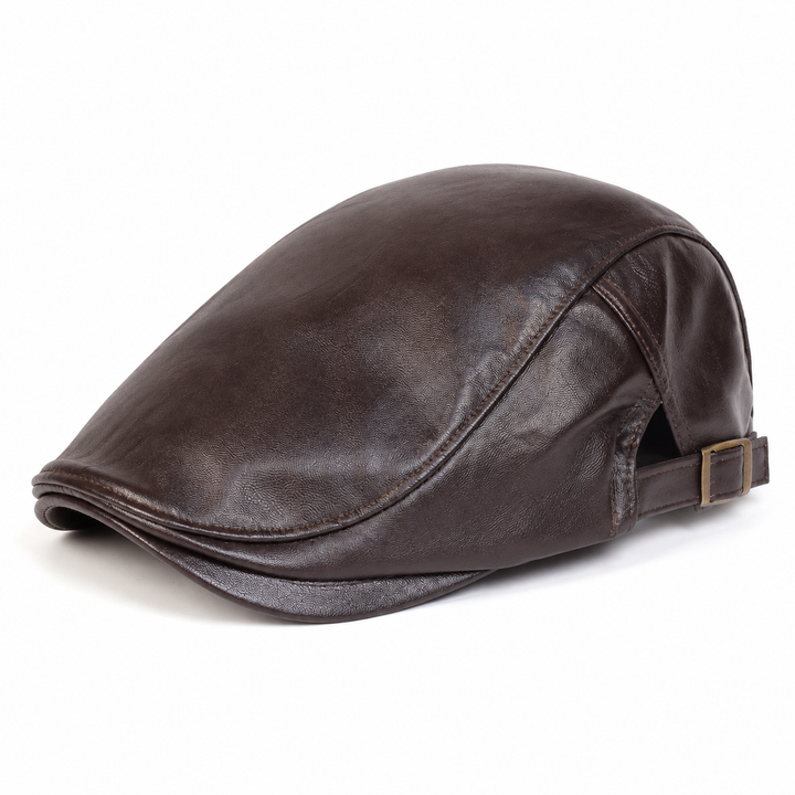 Leather-Look Driver Cap