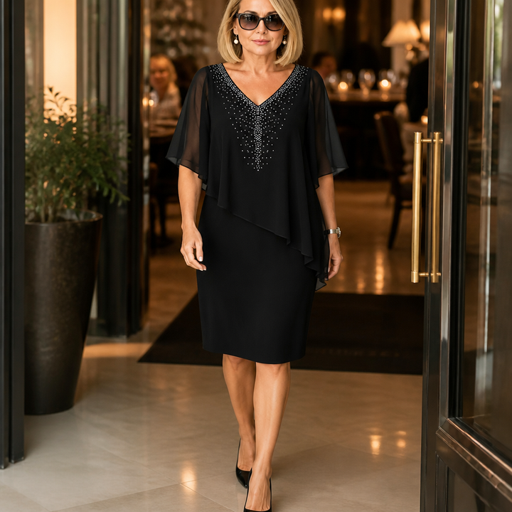 Joise Draped Occasion Dress