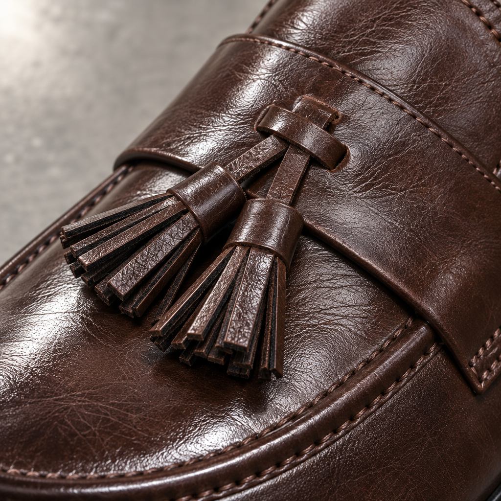 Traviso Leather Tassel Derby Shoes