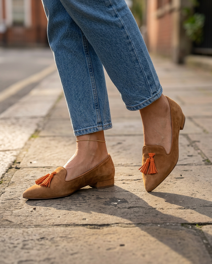 Livia | Pointed Slip-On Ballet Flats