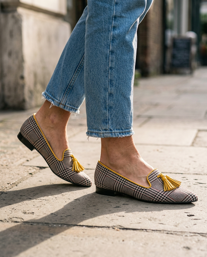 Livia | Pointed Slip-On Ballet Flats