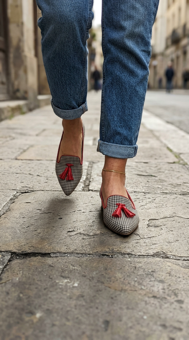 Livia | Pointed Slip-On Ballet Flats