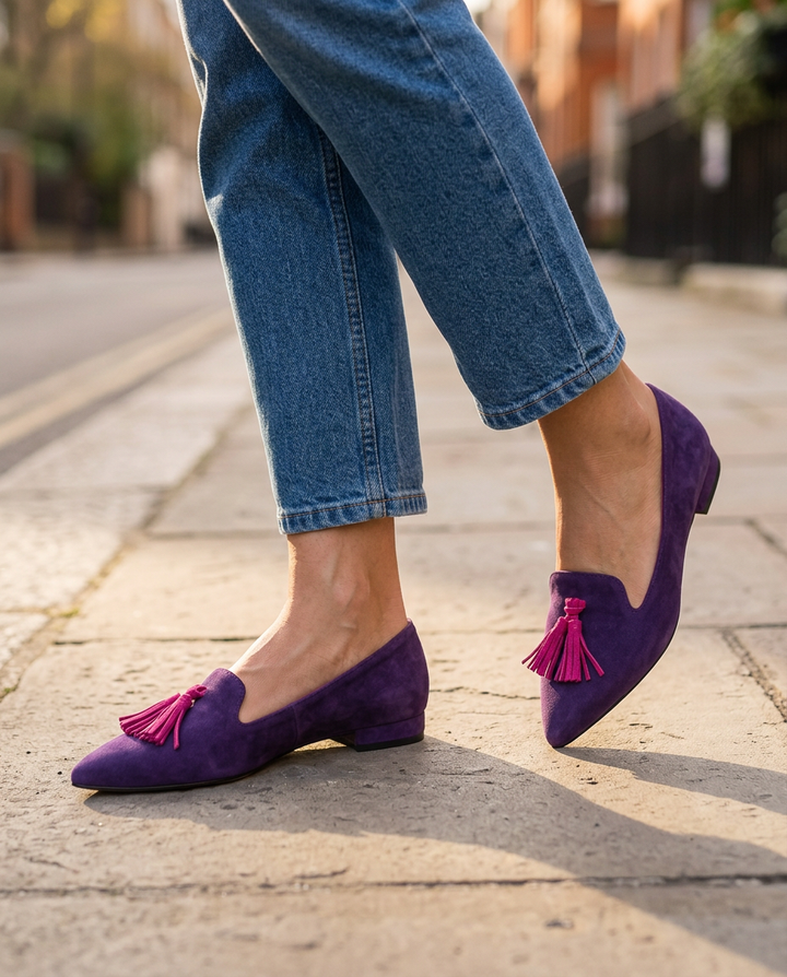 Livia | Pointed Slip-On Ballet Flats