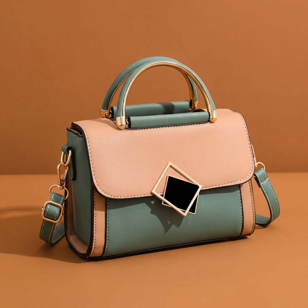 Yelena Structured Leather Top-Handle Bag