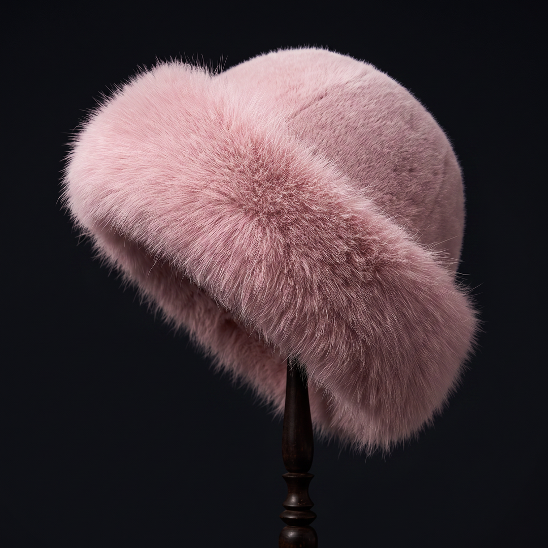 Vivienne Elegant Faux-Fur Brim Hat