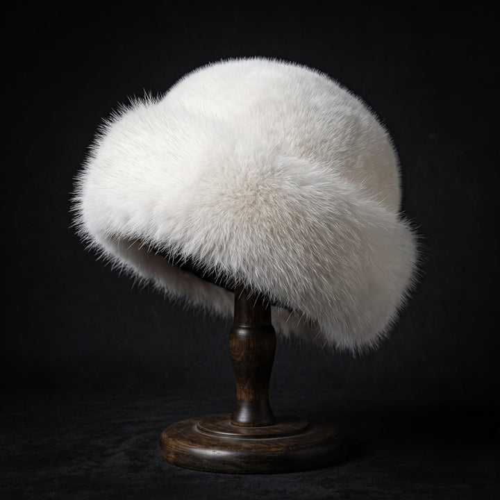 Vivienne Elegant Faux-Fur Brim Hat