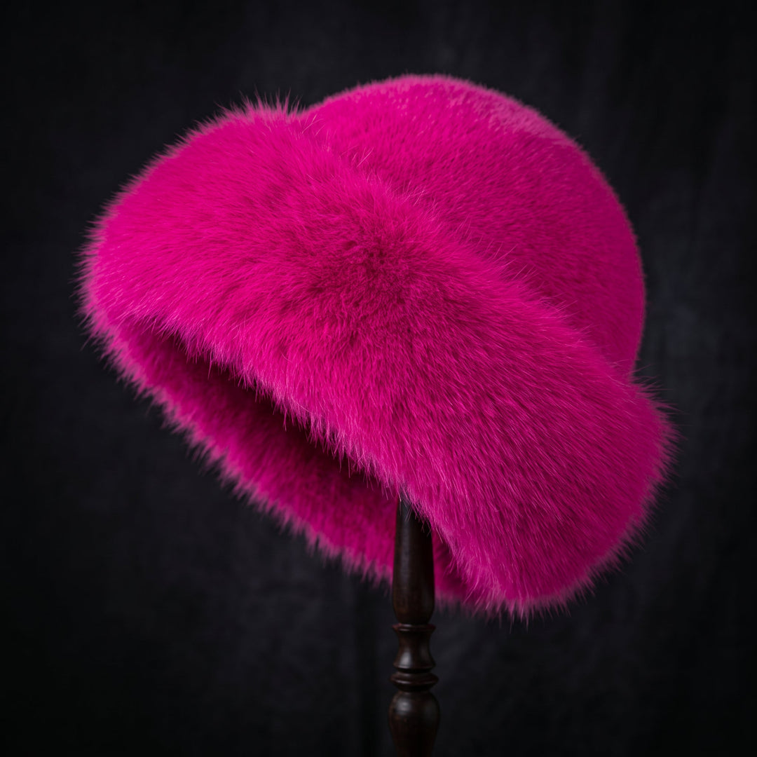 Vivienne Elegant Faux-Fur Brim Hat