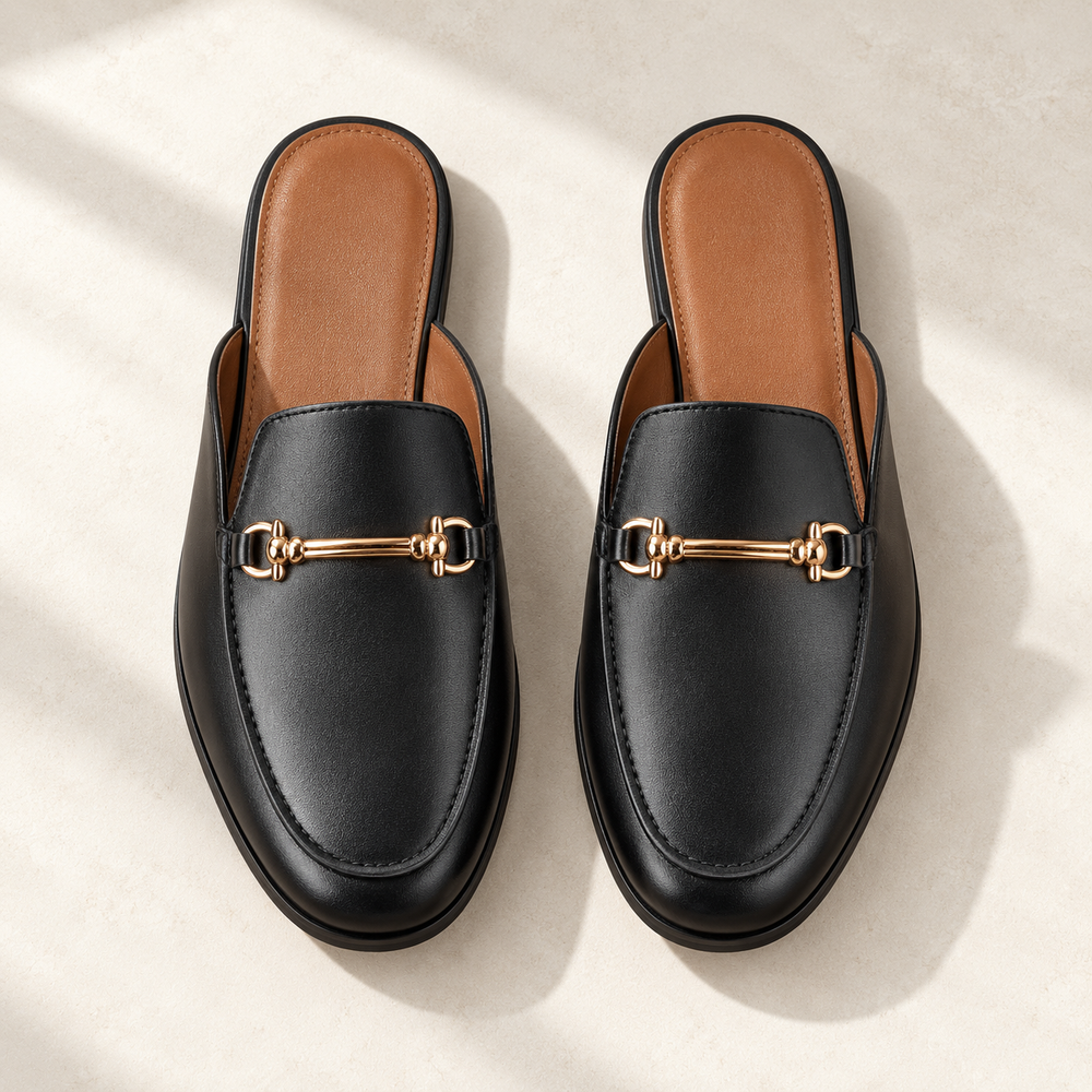 Marlowe Backless Loafers – top studio view