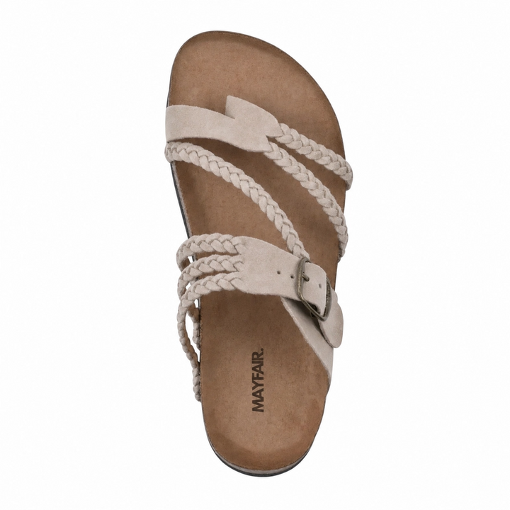 HAYLEIGH BRAIDED CORK SANDALS