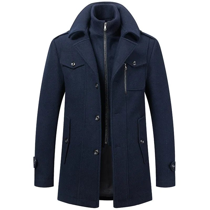 Luciano Two-Piece Wool-Blend Coat