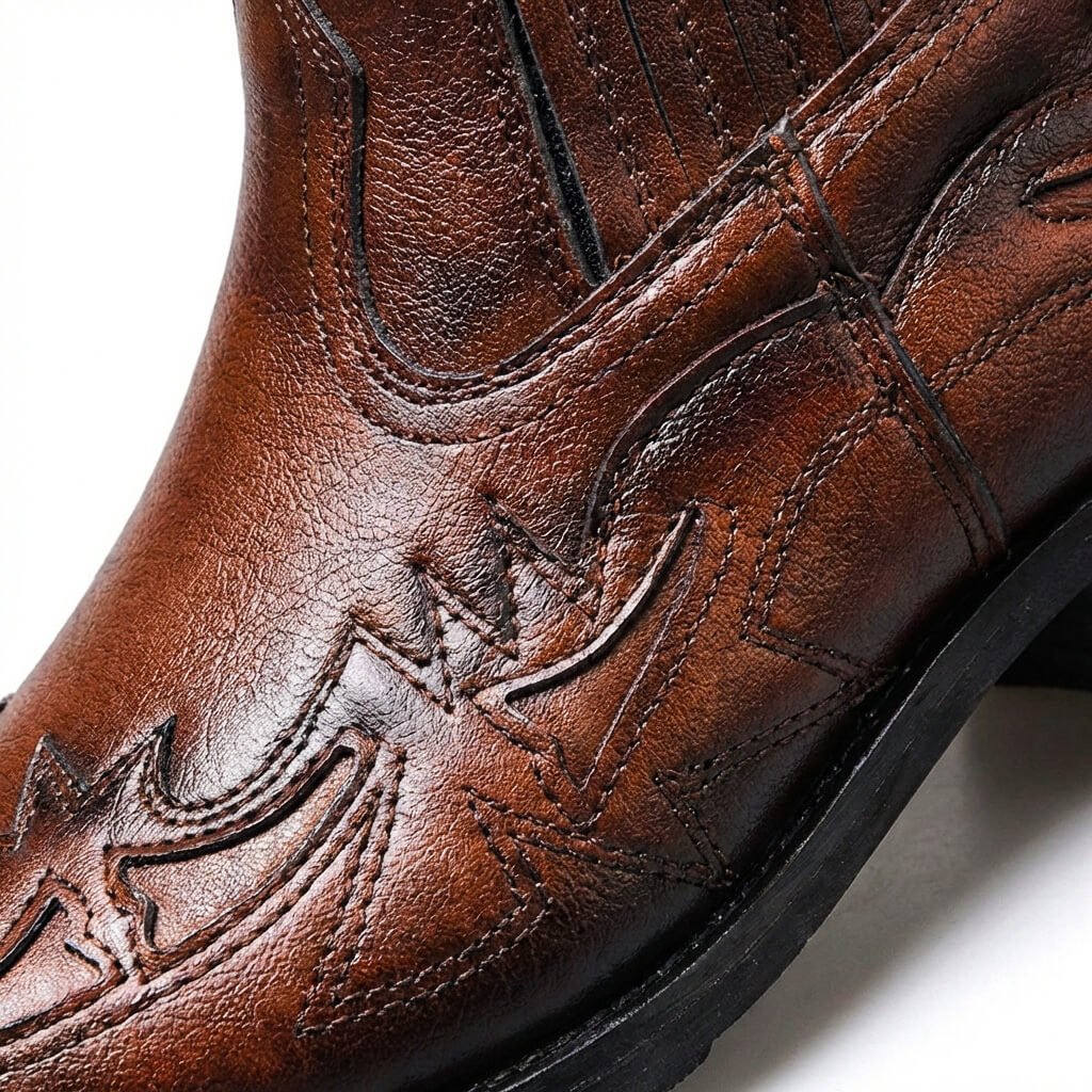 Nollan Genuine Leather Embossed Boots