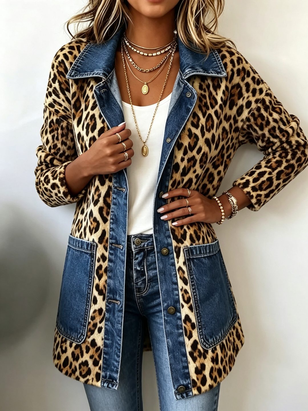 Fablenne™ | Longline Contrast Jacket