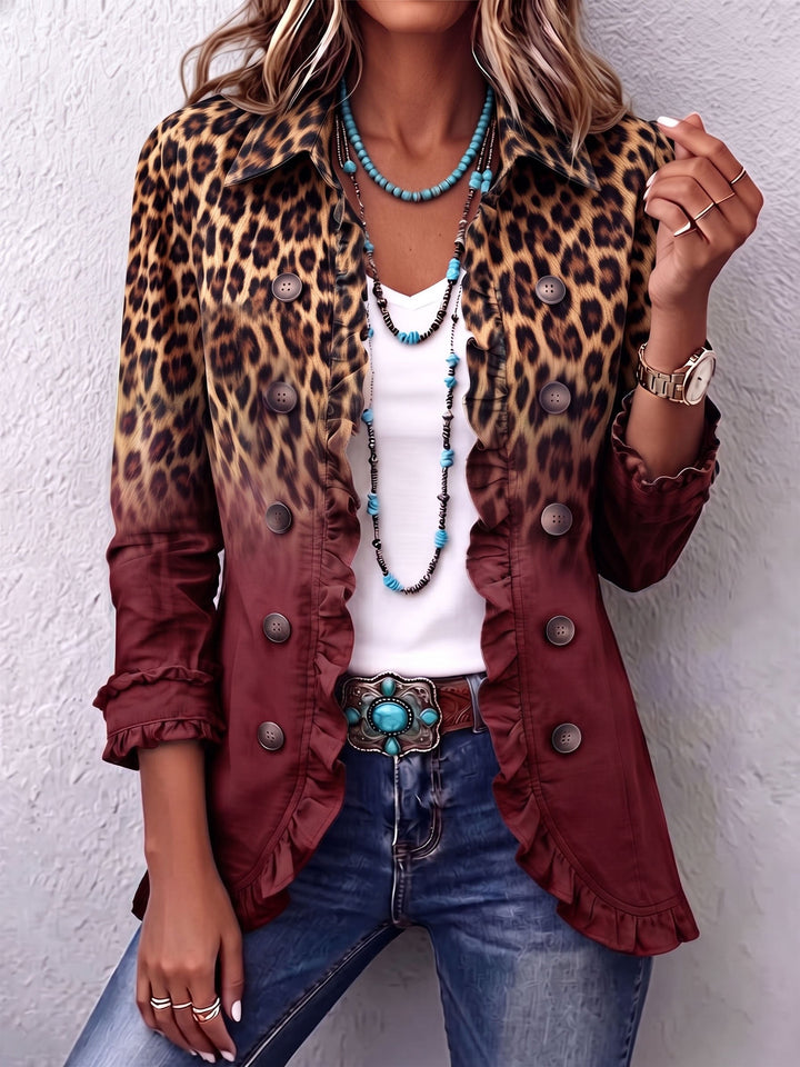 Elspeth™ | Ombré Leopard Blazer