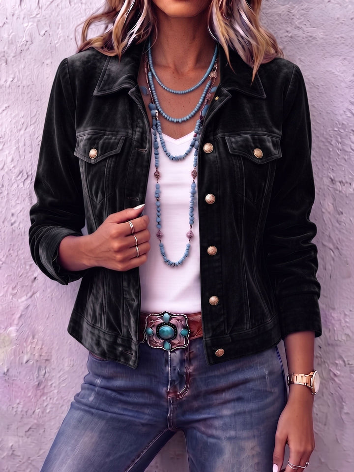 Dianne Vintage-Inspired Velvet Jacket