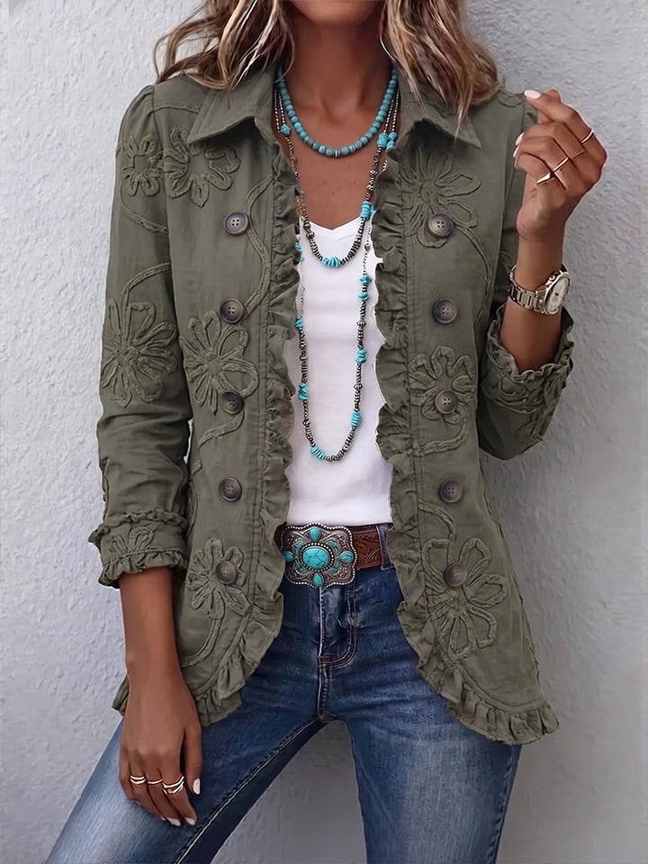 Kamberly™ | Embroidered Utility Jacket