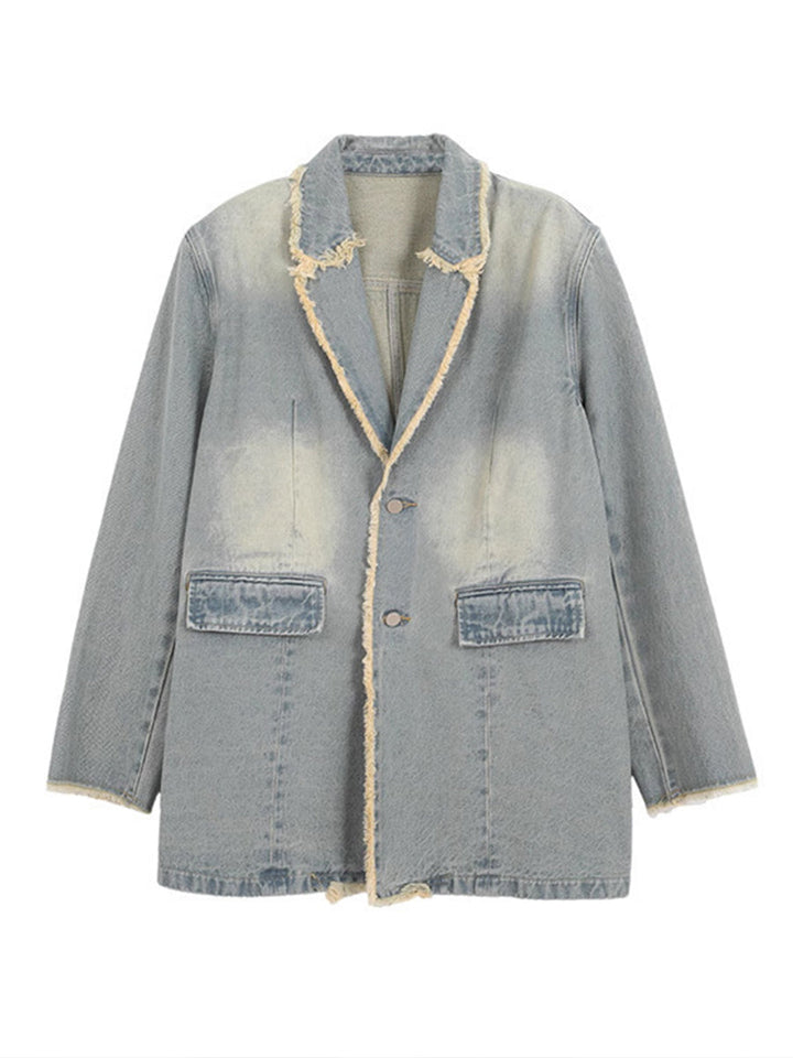 Dionne™ | Raw Edge Oversized Blazer