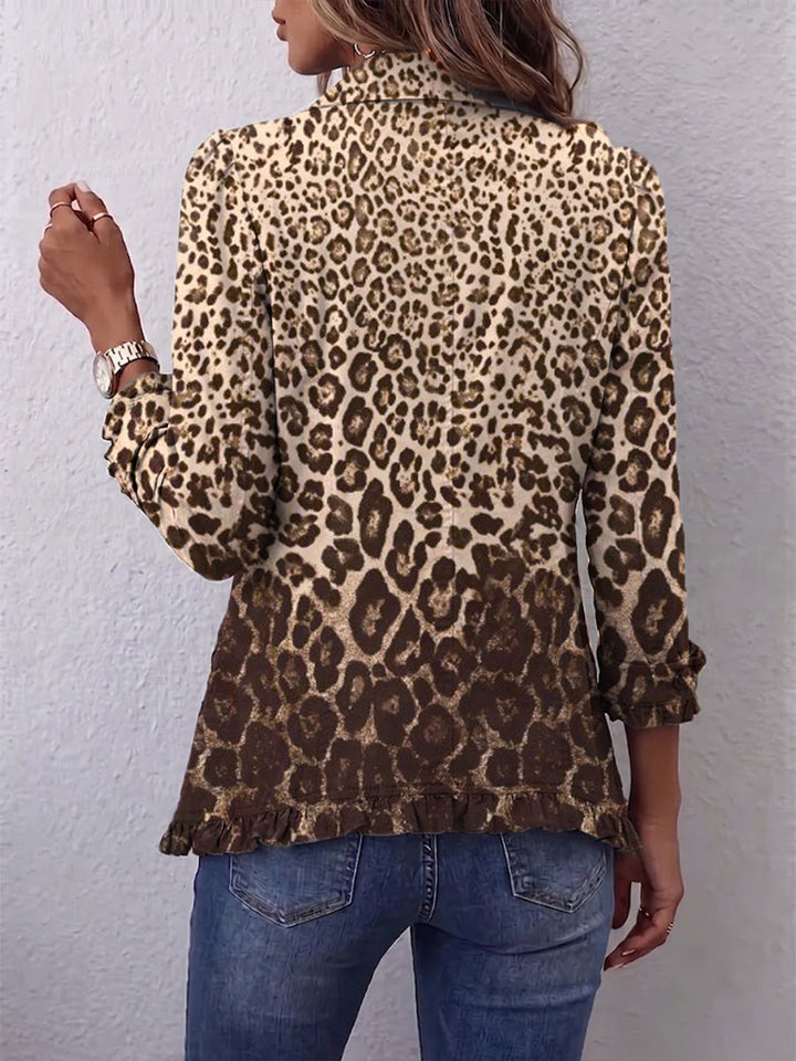 Navara™ | Double-Breasted Leopard Jacket