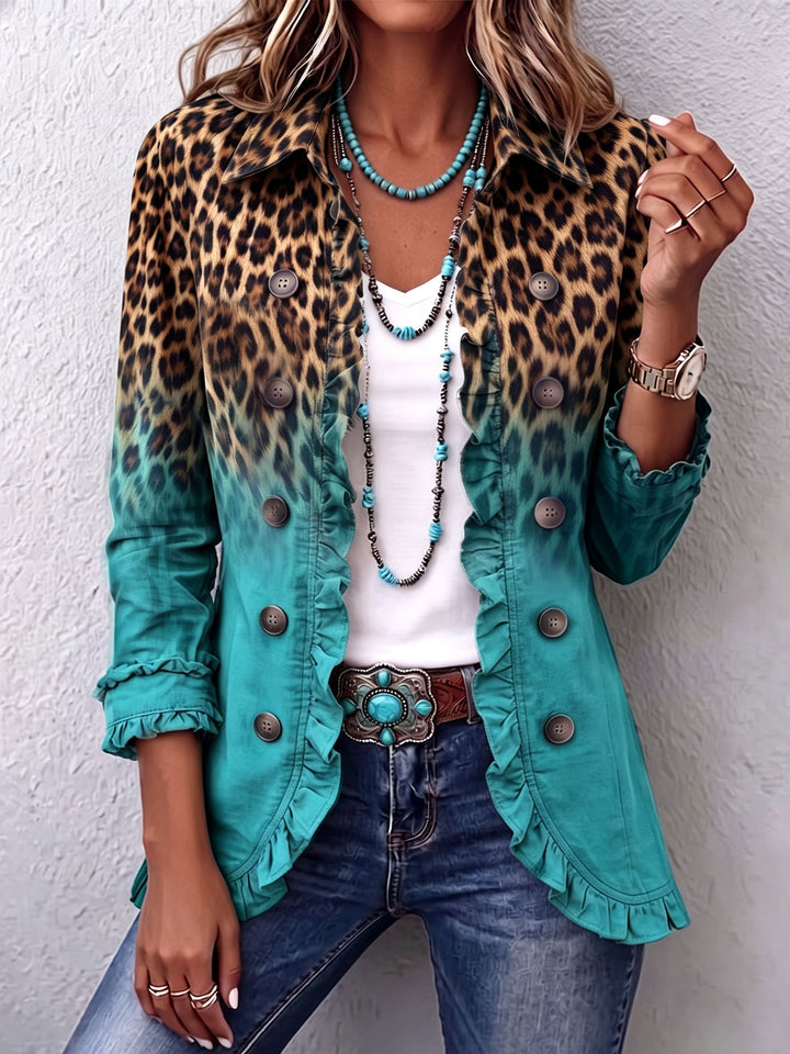 Elspeth™ | Ombré Leopard Blazer