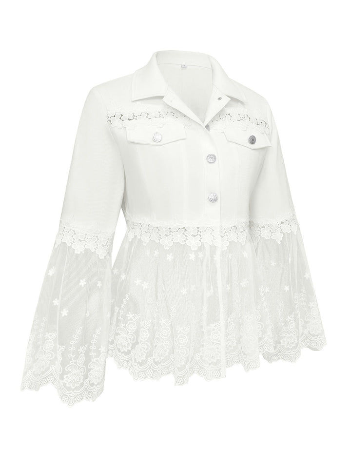 Sunnelace™ | Cutwork Hem Jacket