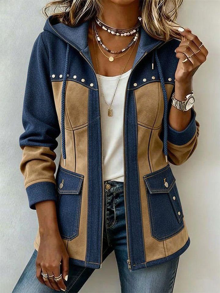 Fawnridge™ | Hooded Patchwork Jacket