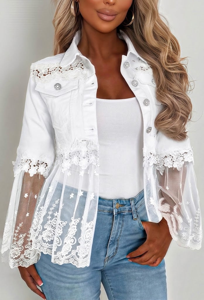 Sunnelace™ | Cutwork Hem Jacket