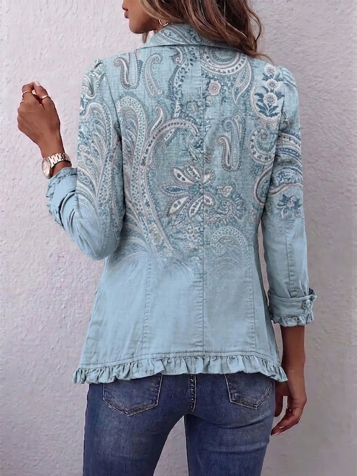 Estrella™ | Ruffled Paisley Jacket