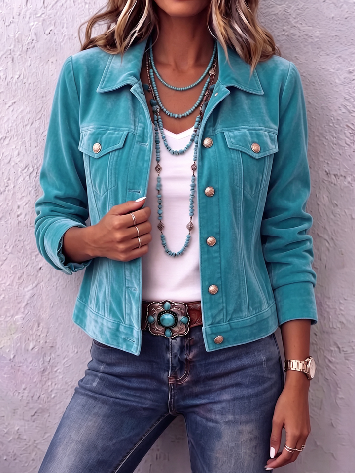 Dianne Vintage-Inspired Velvet Jacket