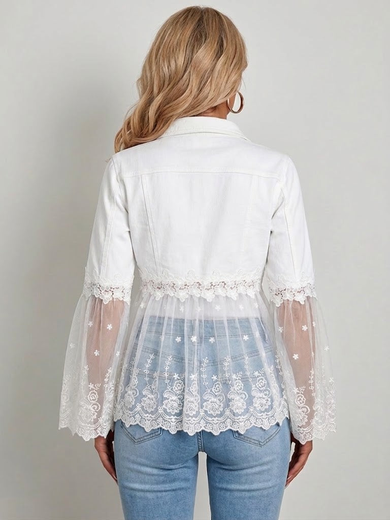 Sunnelace™ | Cutwork Hem Jacket